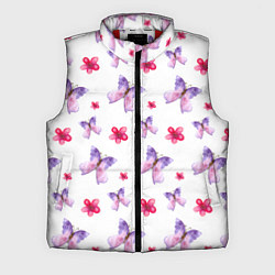 Мужской жилет Spring butterflies