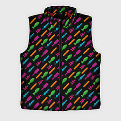 Мужской жилет Sex Shop, цвет: 3D-красный