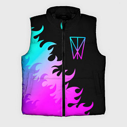 Мужской жилет Within Temptation неоновый огонь, цвет: 3D-черный