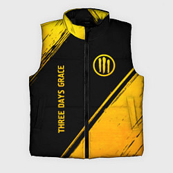 Мужской жилет Three Days Grace - gold gradient: надпись, символ