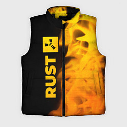 Мужской жилет Rust - gold gradient: по-вертикали