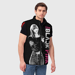 Мужской жилет Blackpink Beautiful Lisa, цвет: 3D-красный — фото 2