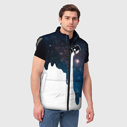 Мужской жилет Млечный Путь - Milky Way, цвет: 3D-светло-серый — фото 2