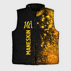 Мужской жилет Maneskin - gold gradient: по-вертикали, цвет: 3D-черный