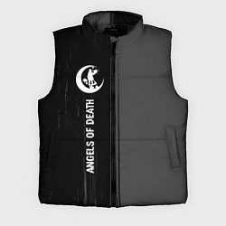 Мужской жилет Angels of Death glitch на темном фоне: по-вертикал, цвет: 3D-черный