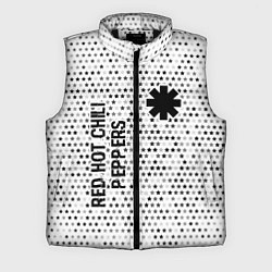 Мужской жилет Red Hot Chili Peppers glitch на светлом фоне: надп, цвет: 3D-черный