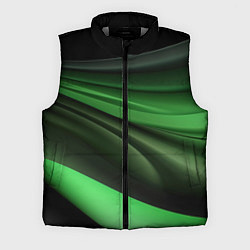 Мужской жилет Темная зеленая текстура, цвет: 3D-светло-серый