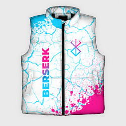 Мужской жилет Berserk neon gradient style: надпись, символ, цвет: 3D-черный