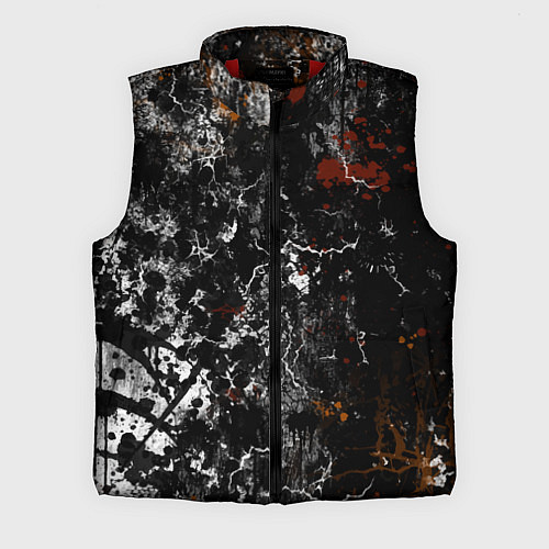 Мужской жилет Граффити абстрактный рисунок / 3D-Красный – фото 1
