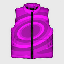 Мужской жилет Розовые овалы, цвет: 3D-черный