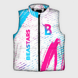 Мужской жилет Beastars neon gradient style: надпись, символ, цвет: 3D-черный