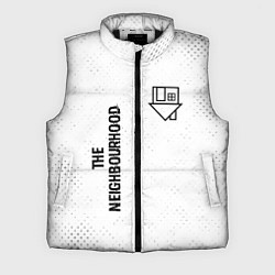 Мужской жилет The Neighbourhood glitch на светлом фоне: надпись,, цвет: 3D-черный