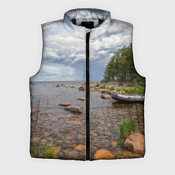 Мужской жилет Лодка на Ладоге