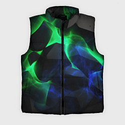 Мужской жилет Неоновая лава из плит, цвет: 3D-черный