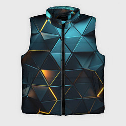 Мужской жилет Объемные частицы с подсветкой, цвет: 3D-черный