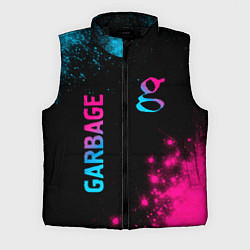 Мужской жилет Garbage - neon gradient: надпись, символ