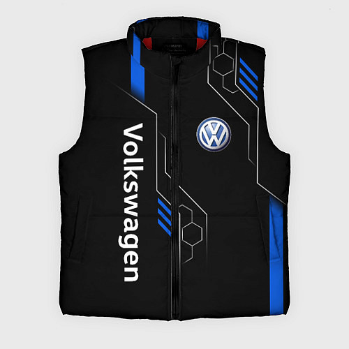 Мужской жилет Volkswagen - blue technology / 3D-Красный – фото 1