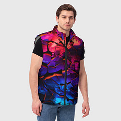 Мужской жилет Светящаяся Земля, цвет: 3D-светло-серый — фото 2