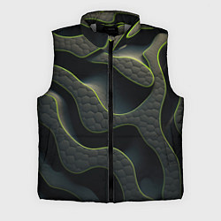 Мужской жилет Объемная темная текстура