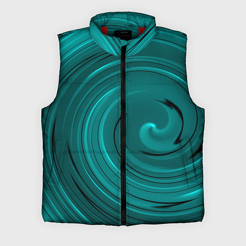 Мужской жилет Малахитовый вихрь / 3D-Красный – фото 1
