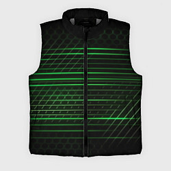 Мужской жилет Green abstract texture