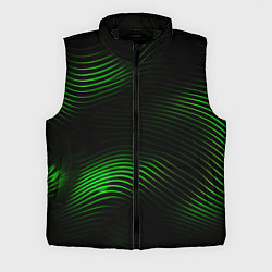 Мужской жилет Зеленые тонкие линии