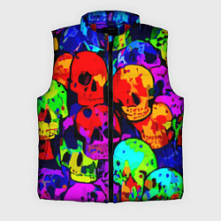 Мужской жилет Паттерн из черепов - поп-арт - мода