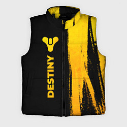 Мужской жилет Destiny - gold gradient: по-вертикали, цвет: 3D-черный