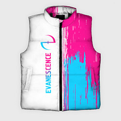 Мужской жилет Evanescence neon gradient style: по-вертикали, цвет: 3D-черный
