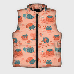Мужской жилет Осенние лягушки