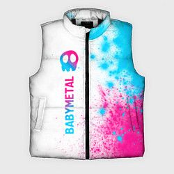 Мужской жилет Babymetal neon gradient style: по-вертикали
