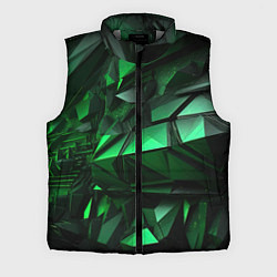 Мужской жилет Green abstract