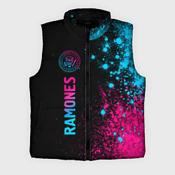 Мужской жилет Ramones - neon gradient по-вертикали, цвет: 3D-черный