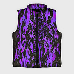 Мужской жилет Демонический доспех фиолетовый, цвет: 3D-светло-серый