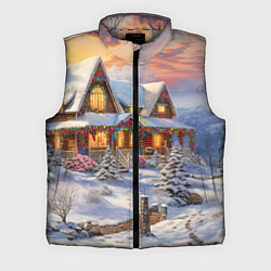 Мужской жилет Звездная полночь подарков, цвет: 3D-светло-серый