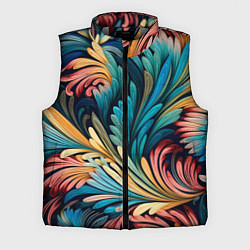 Мужской жилет Квиллинг абстракция, цвет: 3D-светло-серый