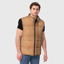 Мужской жилет Сладкая вафелька, цвет: 3D-черный — фото 2