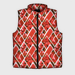 Мужской жилет Красные треугольники