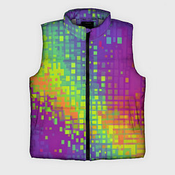 Мужской жилет Разноцветные пиксели