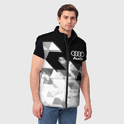 Мужской жилет AUDI geometry sport, цвет: 3D-черный — фото 2