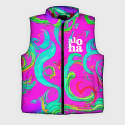 Мужской жилет Abstract floral pattern - aloha