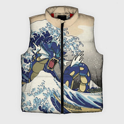 Мужской жилет Kanagawa wave - Gyarados, цвет: 3D-красный