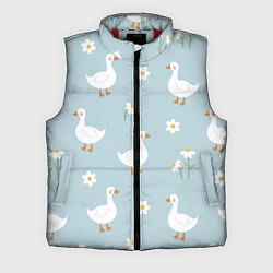 Мужской жилет Гусиный узор, цвет: 3D-красный