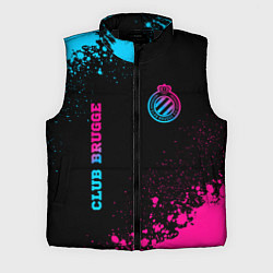 Мужской жилет Club Brugge - neon gradient вертикально
