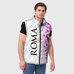 Мужской жилет Roma pro football по-вертикали, цвет: 3D-черный — фото 2