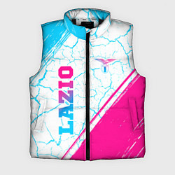 Мужской жилет Lazio neon gradient style вертикально, цвет: 3D-черный