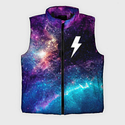 Мужской жилет AC DC space rock, цвет: 3D-черный