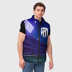 Мужской жилет Atletico Madrid ночное поле, цвет: 3D-черный — фото 2