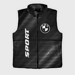 Мужской жилет BMW sport metal, цвет: 3D-черный