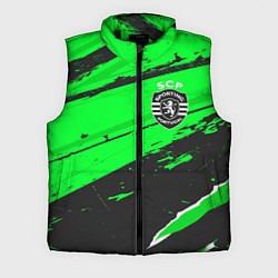 Мужской жилет Sporting sport green, цвет: 3D-черный